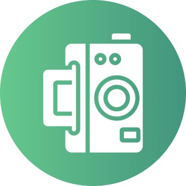 Kamera. Web simgesi basit tasarım