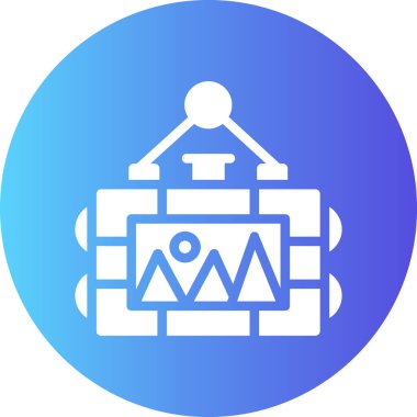 Modern simgenin vektör illüstrasyonu