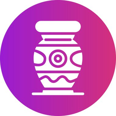 Bir simge kavanozunun vektör çizimi