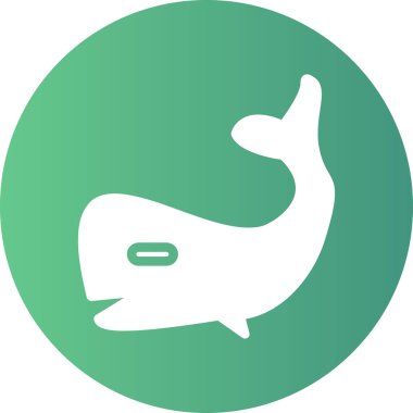 Bir balık simgesinin vektör çizimi