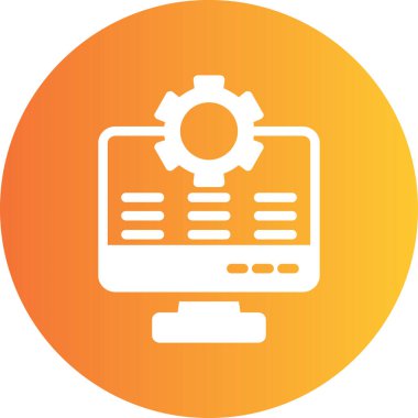 bilgisayar simgesi vektör illüstrasyonu