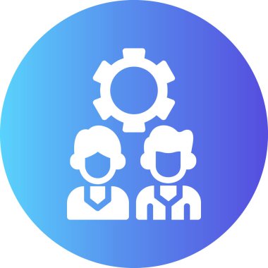 Ekip çalışması simge vektör çizim