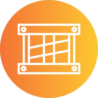 Modern b 'nin vektör illüstrasyonu eksik simgesi