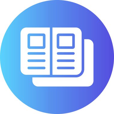 kitap simgesi, vektör illüstrasyonu basit tasarım