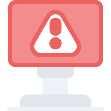 Alarm bildirim simgesi düz biçimli