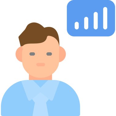 Sohbet simgesi vektör illüstrasyonu