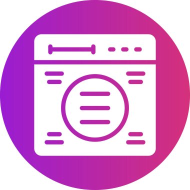 seo modern simgesinin vektör illüstrasyonu