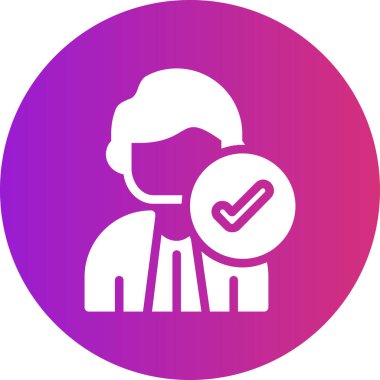 İnsan simgesinin vektör illüstrasyonu