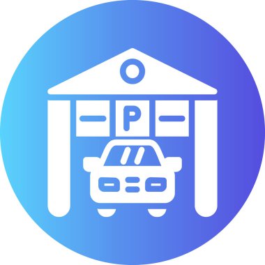 Otobüs. Web simgesi basit illüstrasyon