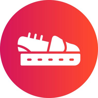 ayakkabı ikonu vektör illüstrasyonu
