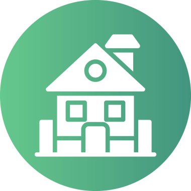 Ev. Web simgesi basit illüstrasyon