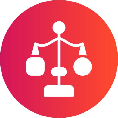 Hukuk simgesi tasarımının vektör illüstrasyonu