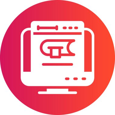 seo modern simgesinin vektör illüstrasyonu