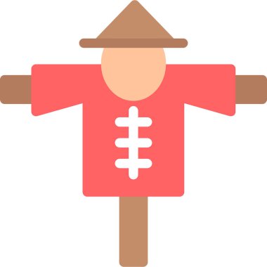 Kovboy adam ikonu düz stil