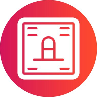 Güvenlik simgesi, vektör çizimi