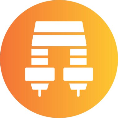 dondurma ikonu vektör illüstrasyonu