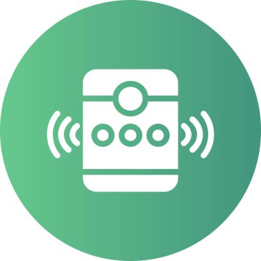 Radyo simgesinin vektör illüstrasyonu