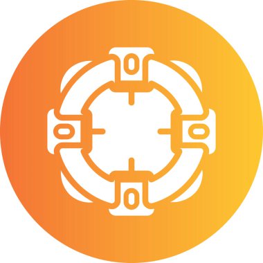 seo modern simgesinin vektör illüstrasyonu