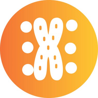 Virüsün bir simgesinin vektör çizimi