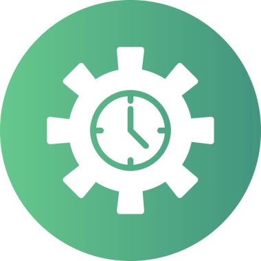 dişli simgesi vektör illüstrasyonu