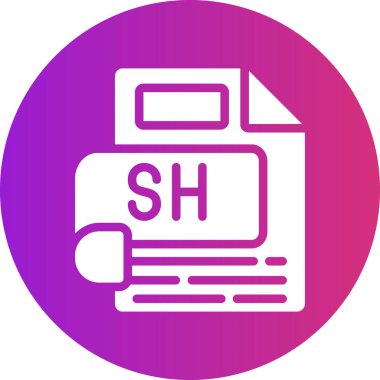 Dosya simgesinin vektör illüstrasyonu