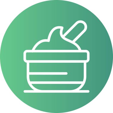 kase simgesi, vektör illüstrasyonu