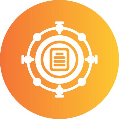 Modern eğitim ikonunun vektör illüstrasyonu