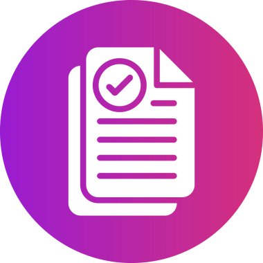 Vektör belgesi Simge illüstrasyonu