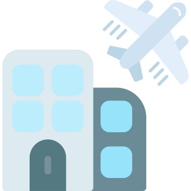 Uçak. Web simgesi basit illüstrasyon