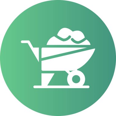 el arabası vektör simgesi modern tasarım vektörü çizimi