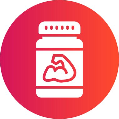 İlaç şişesi simgesinin vektör illüstrasyonu