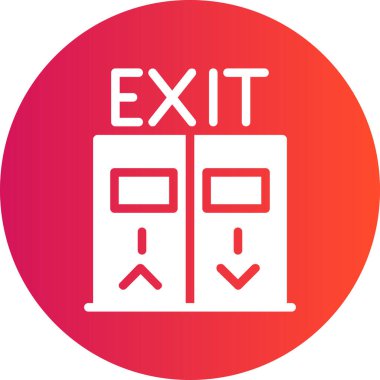 çıkış simgesi çizimi