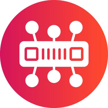 Modern b 'nin vektör illüstrasyonu eksik simgesi