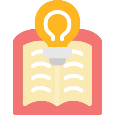 eğitim düz vektör simgesi