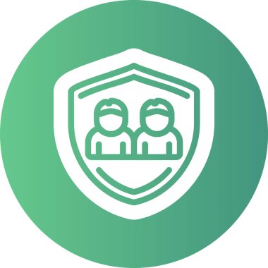 İnsan simgesinin vektör illüstrasyonu