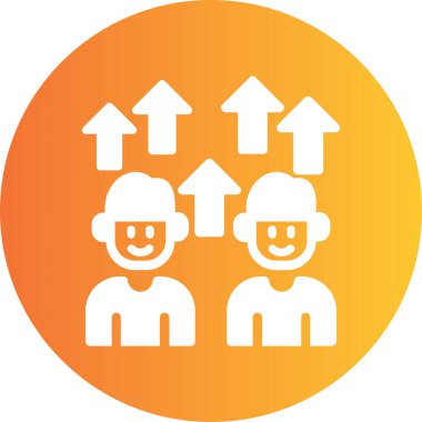 Bir kadın ve erkeğin vektör çizimi