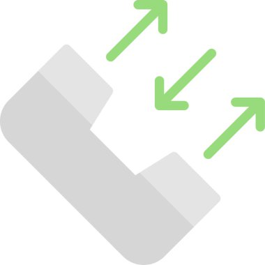 Telefon ikonu. vektör illüstrasyonu