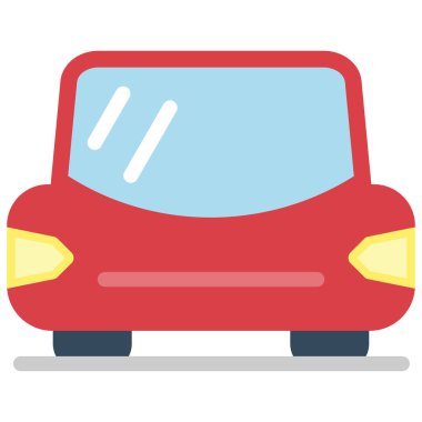 araba simgesi vektör illüstrasyonu