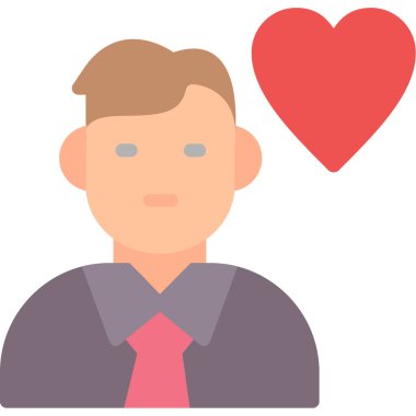 İşadamı Düz Vektör Simgesi