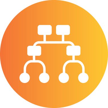 şebeke. Web simgesi basit illüstrasyon