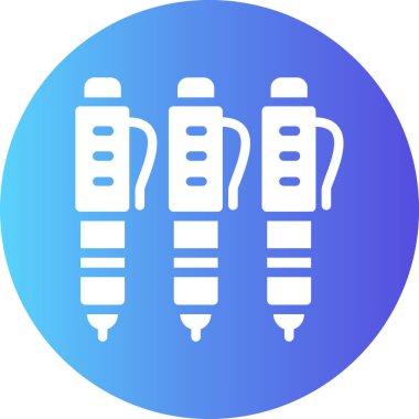 Elektrik dolgu simgesinin vektör illüstrasyonu