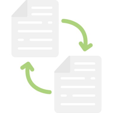 dosya biçimi simgesi vektör illüstrasyonu