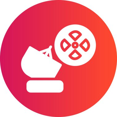 Modern simgenin vektör illüstrasyonu