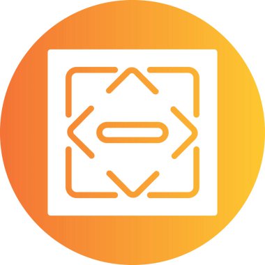 Eğilim biçimi izole edilmiş arkaplanda ok simgesi