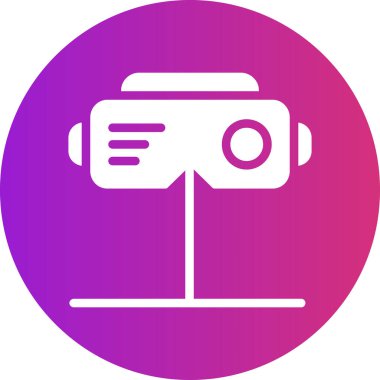 Kamera. Web simgesi basit illüstrasyon