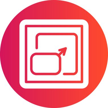 Bir belge simgesinin vektör illüstrasyonu