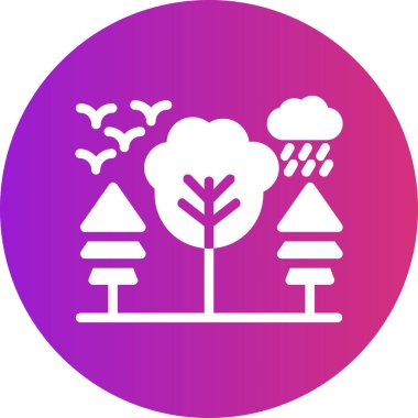 vektör ağaçları ico, vektör illüstrasyonu