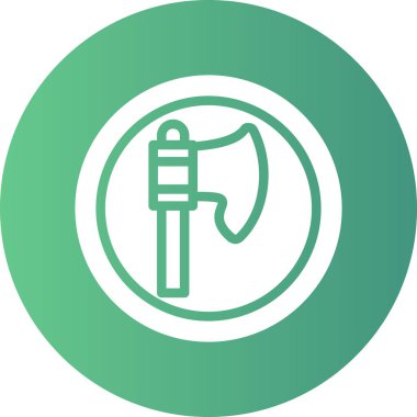 Balta simgesi vektör illüstrasyonu