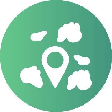 konum haritası konum simgesi ana hat biçiminde