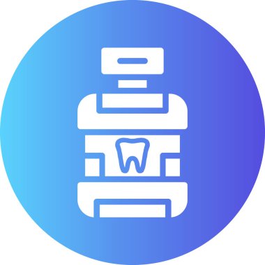 Dişçi. Web simgesi basit illüstrasyon